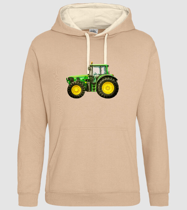 TRACTOR model nisipiu pe tricou