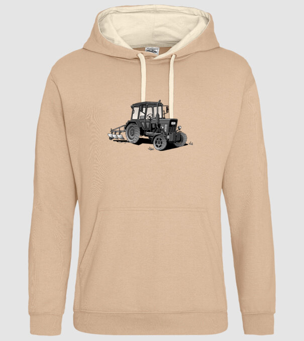 TRACTOR model nisipiu pe tricou