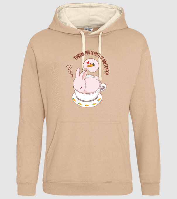 tricoul meu de Paște de băut cafea model nisipiu pe tricou
