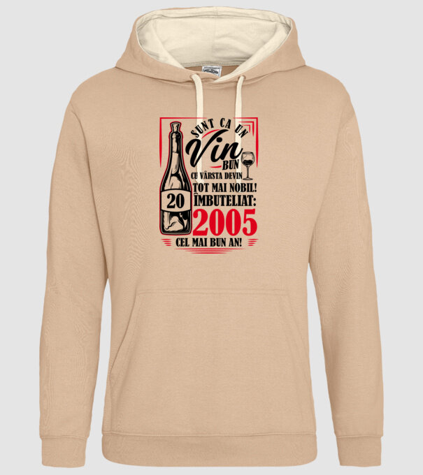 Un Vin Bun 2005 - Alb model nisipiu pe tricou