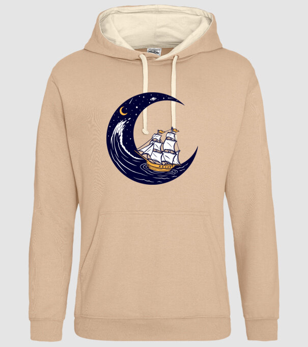 Vapoare model nisipiu pe tricou