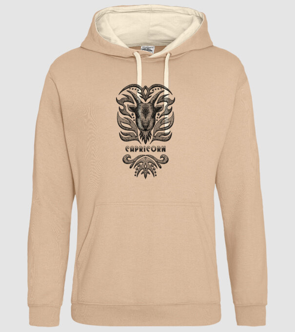 Vintage zodiac capricorn model nisipiu pe tricou