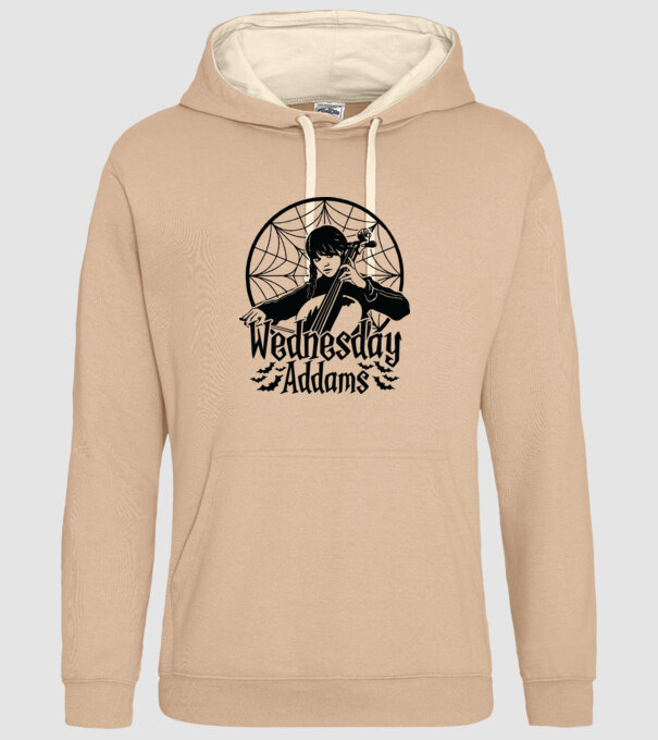 Wednesday Window model nisipiu pe tricou