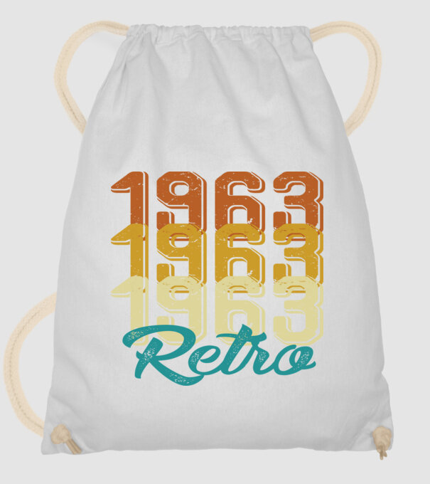 1963 Retro model alb pe tricou