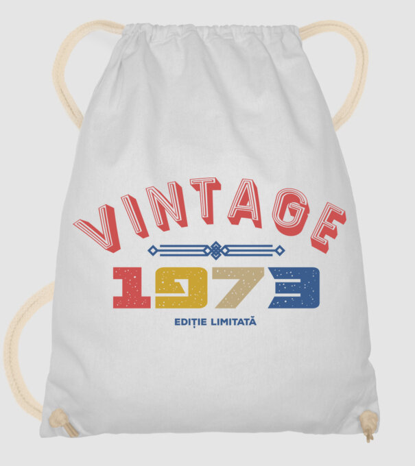 1973 Ediție limitată model alb pe tricou