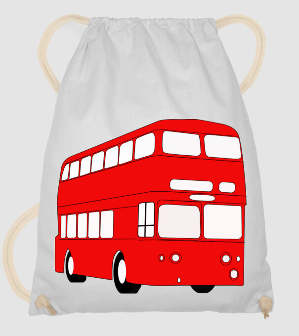Autobuze model alb pe tricou