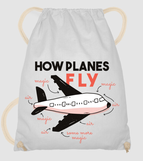 Avioane model alb pe tricou