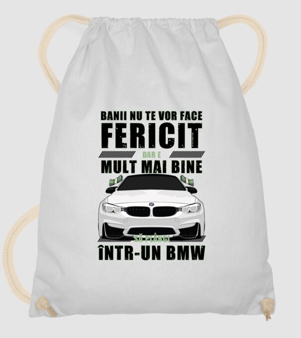 banii nu te vor face fericit, dar e mult mai bine să plângi într-un BMW model alb pe tricou