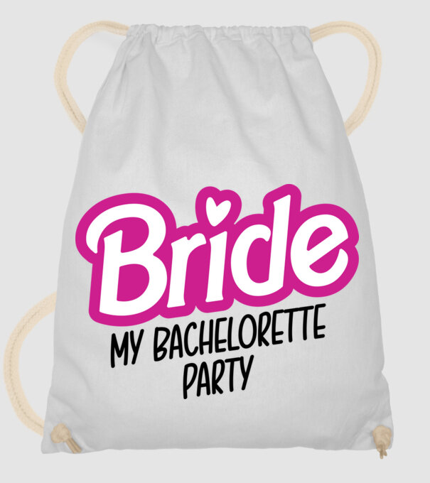 Bride Barbie model alb pe tricou