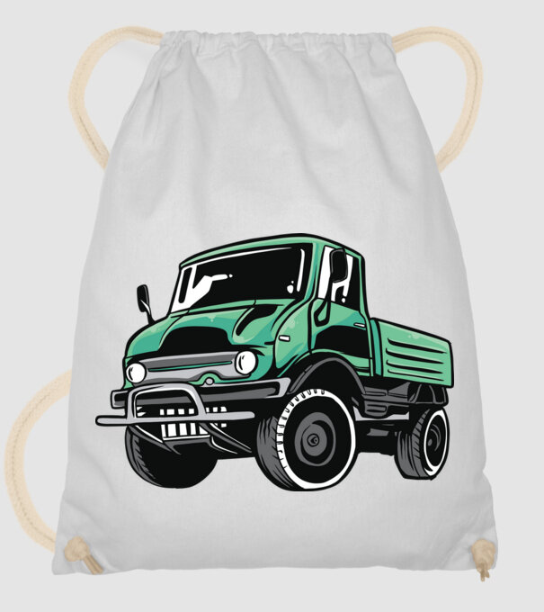 Camioane model alb pe tricou