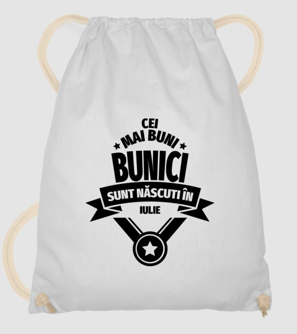 Cei mai buni bunici sunt născuți în iulie. model alb pe tricou