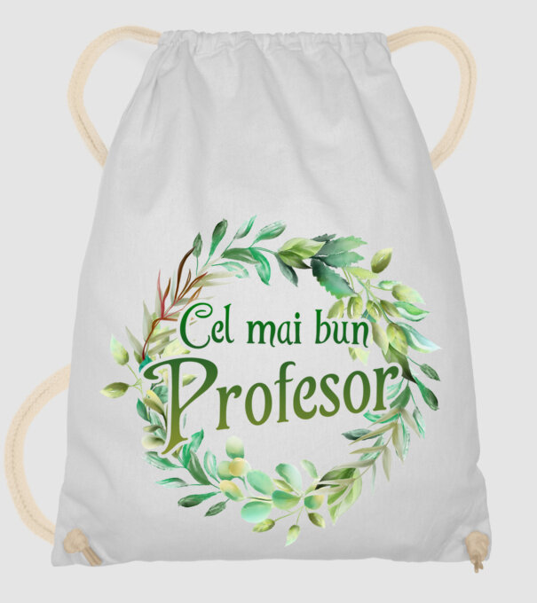 Cel mai bun profesor model alb pe tricou