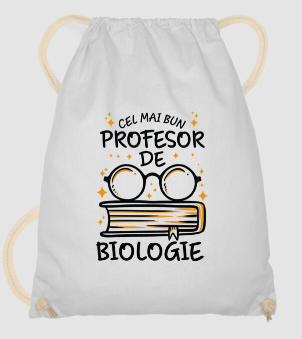 Cel mai profesor biologie model alb pe tricou
