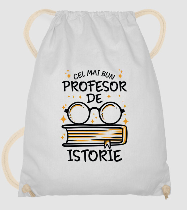 Cel mai profesor istorie model alb pe tricou