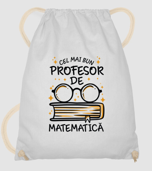 Cel mai profesor matematică model alb pe tricou