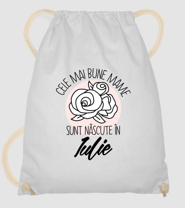 Cele mai bune mame sunt născute în Iulie model alb pe tricou