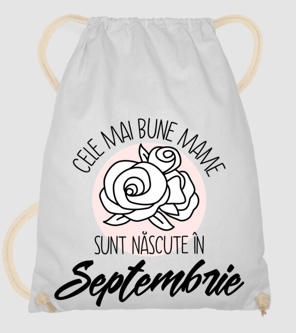 Cele mai bune mame sunt născute Septembrie model alb pe tricou