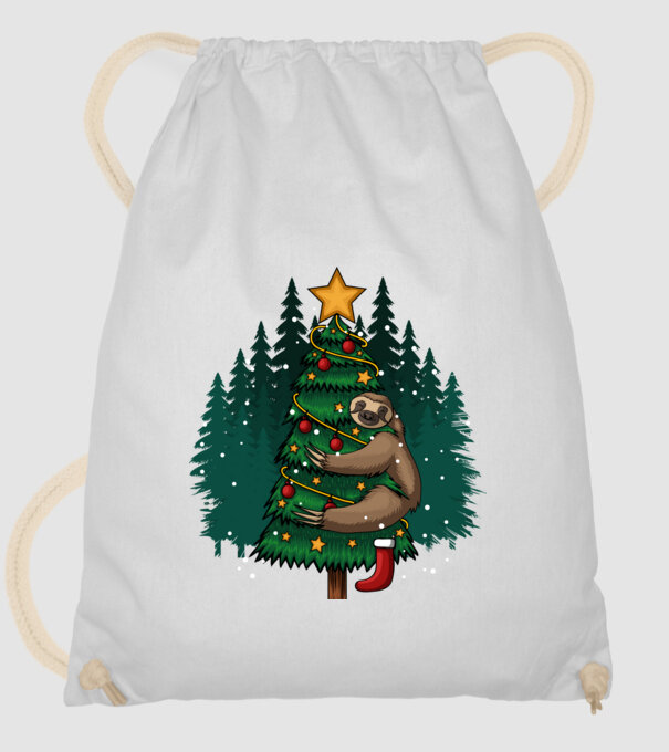 Christmas model alb pe tricou