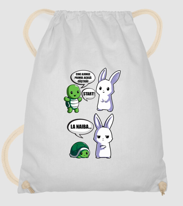 cine ajunge primul acasă câștigă! - start! - la naiba... model alb pe tricou