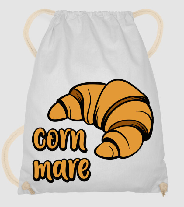 corn mare model alb pe tricou
