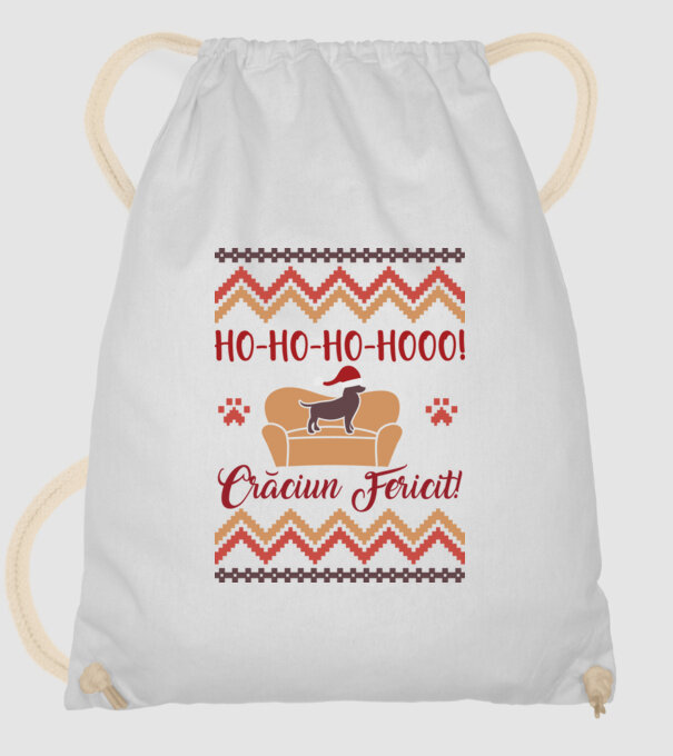 un Crăciun ho-ho-hoo-hoo fericit! model alb pe tricou