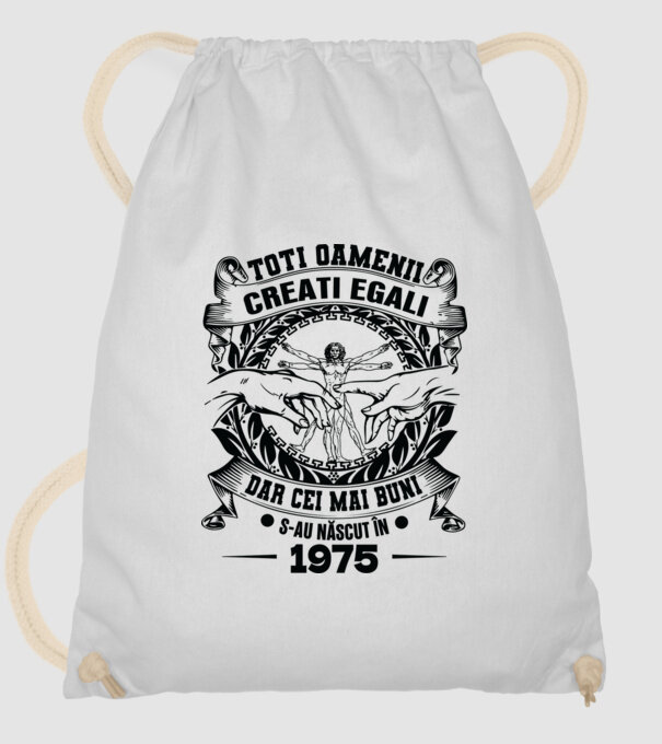 Da Vinci 50 1975 model alb pe tricou