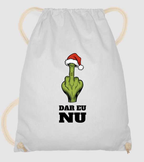 Dar eu NU alb model alb pe tricou