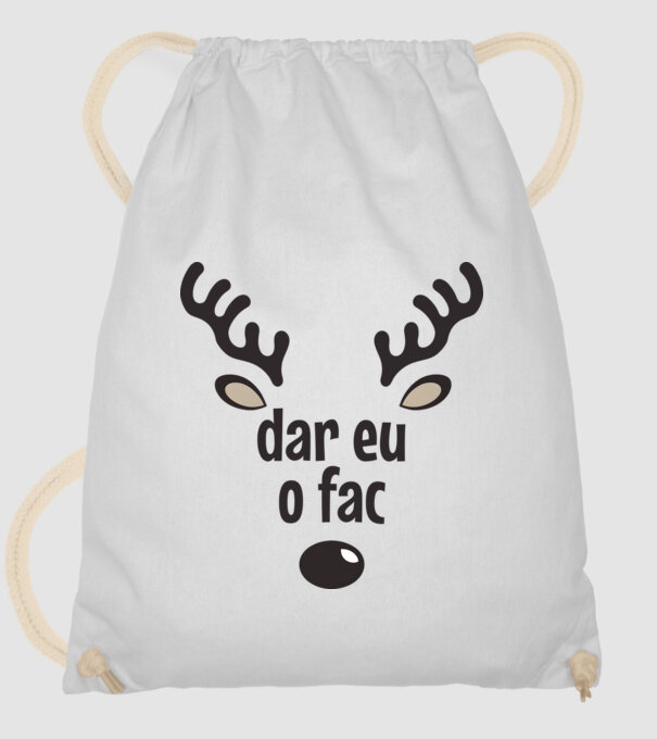 Dar eu o fac crăciun chiar căprioară Alb model alb pe tricou