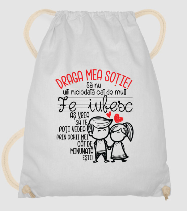 dragul meu soț javitott2411 model alb pe tricou
