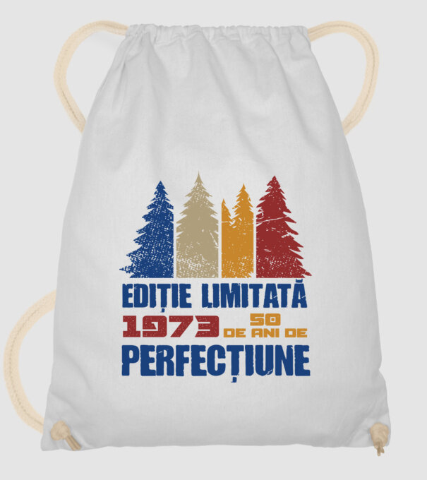 Ediție limitată 1973 - 50 de ani de perfecțiune model alb pe tricou