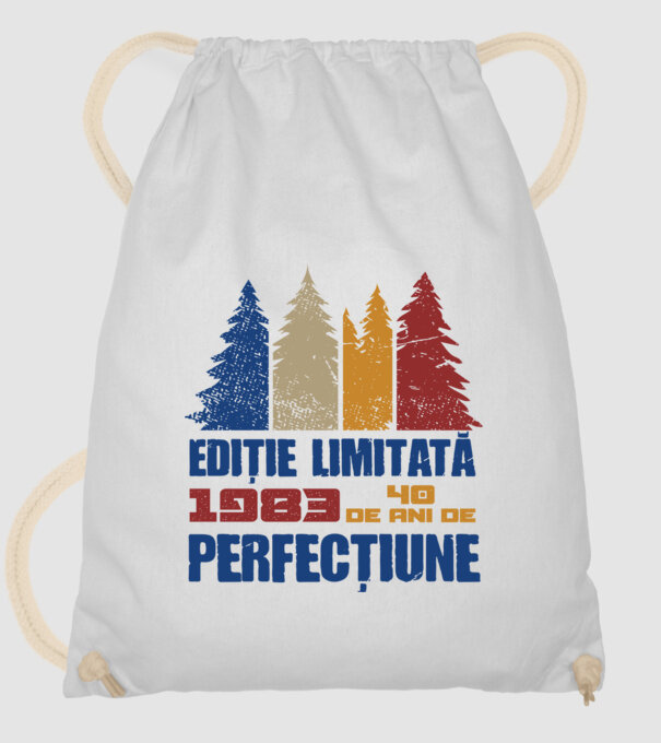Ediție limitată 1983 - 40 de ani de perfecțiune model alb pe tricou