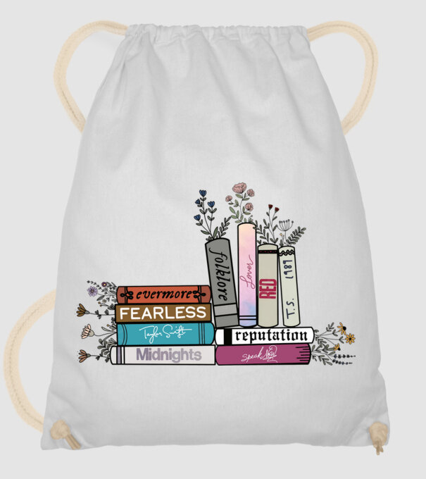 Eras tour books color 2 model alb pe tricou