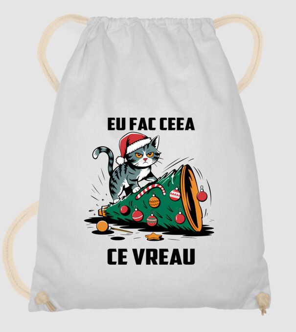 Eu fac ceea ce vreau Alb model alb pe tricou