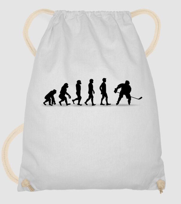 Evolution Hockey model alb pe tricou