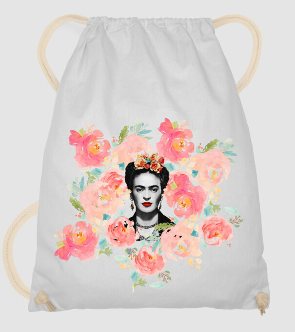 Frida Kahlo 2 model alb pe tricou