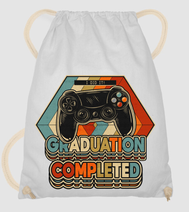 Graduation Completed model alb pe tricou