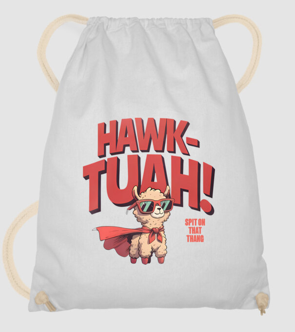 hawk tuah llama spit on that thang model alb pe tricou