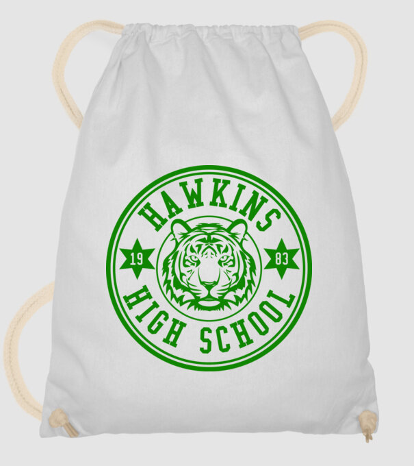 hawkins high school model alb pe tricou