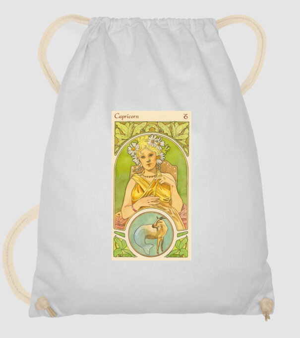 Horoscop Tarot CAPRICORNUL model alb pe tricou