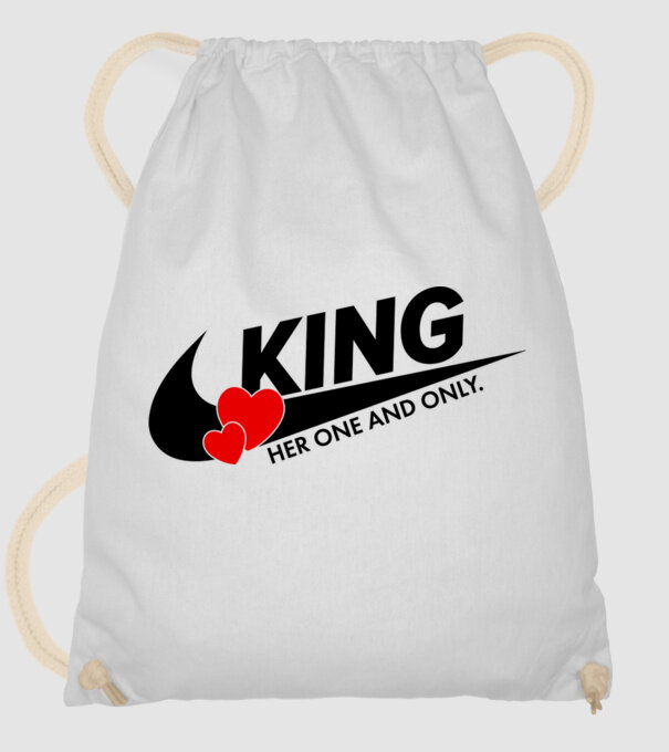 King model alb pe tricou
