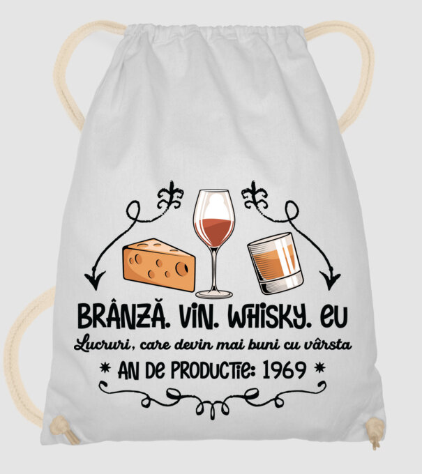 Lucruri, care devin mai buni cu vârsta 1969 55 de ani model alb pe tricou