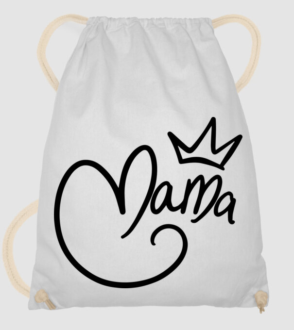 mama model alb pe tricou