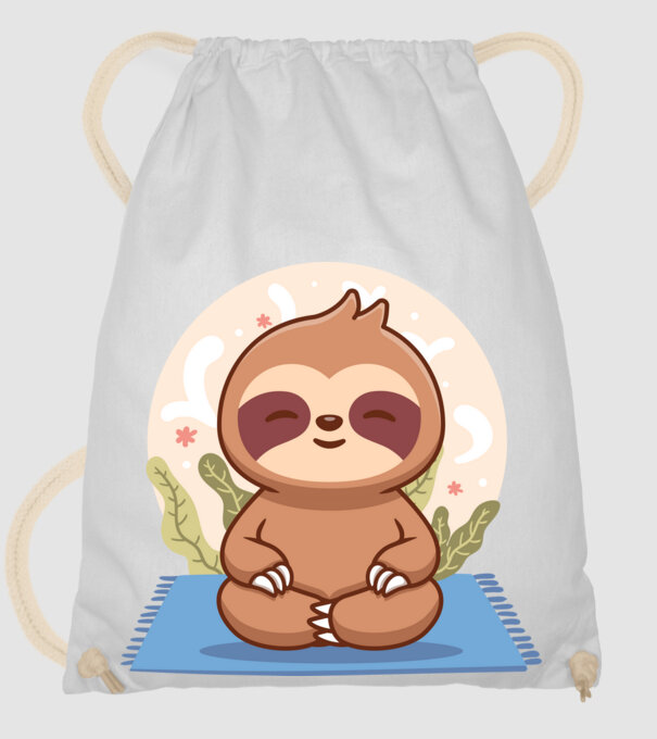 Namaste model alb pe tricou