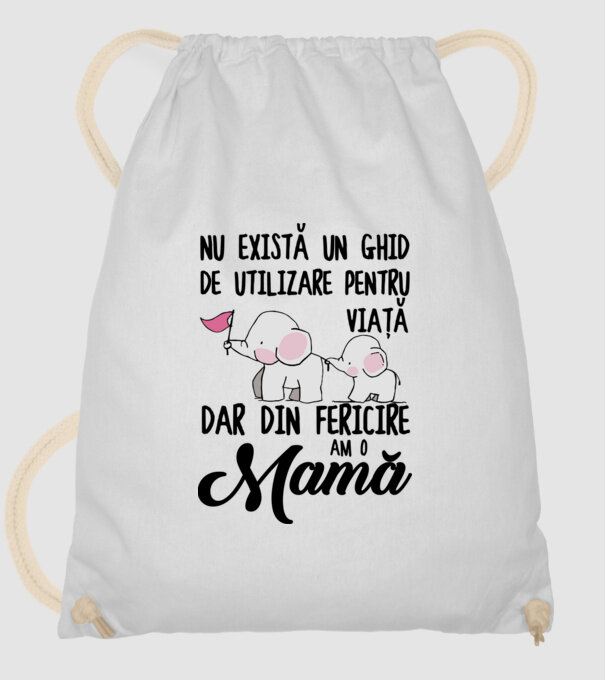 Nu există un ghid de utilizare pentru viață, dar din fericire am o mamă model alb pe tricou