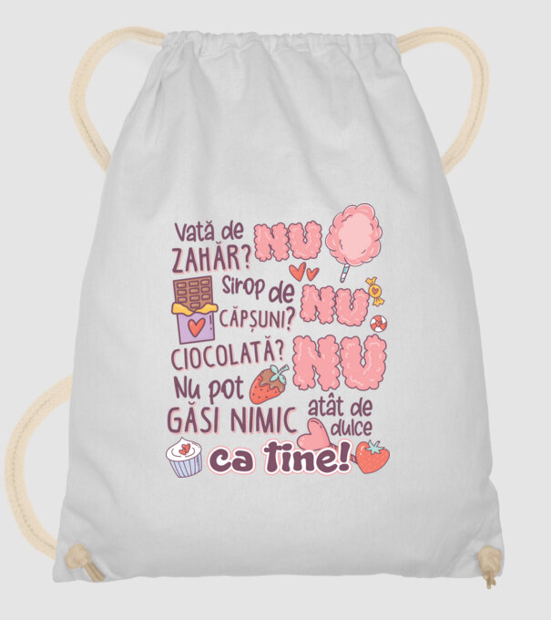 Nu pot găsi nimic-atât de dulce ca tine model alb pe tricou