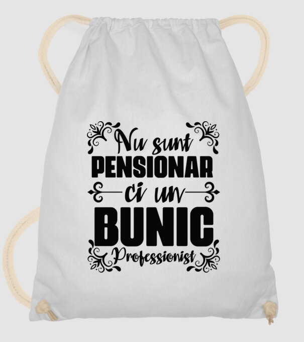 Nu sunt_pensionar, ci un bunic profesionist model alb pe tricou