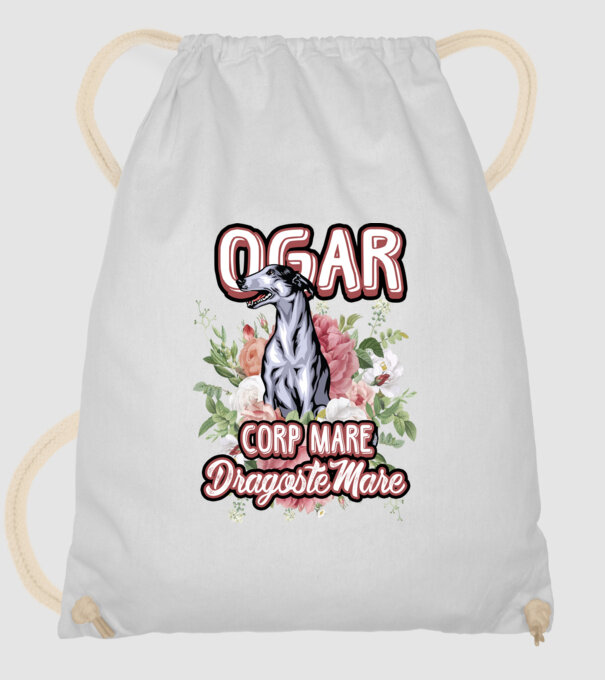 Ogar - picioare lungi dragoste multă model alb pe tricou