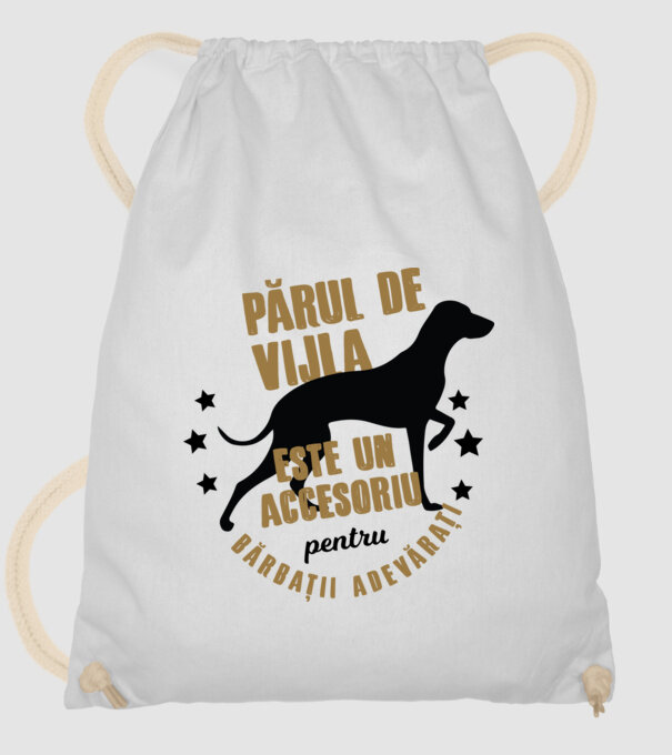 părul de vijla este un accesoriu pentru bărbații adevărați model alb pe tricou