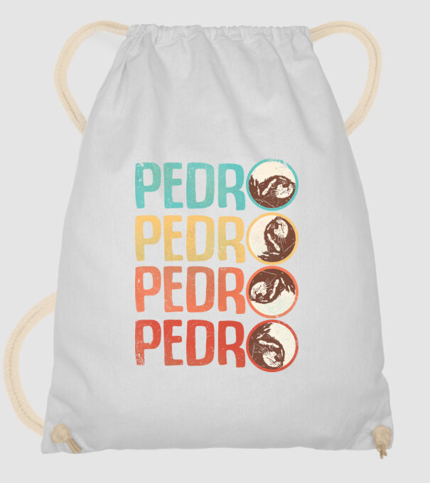 Pedro Pedro retro model alb pe tricou