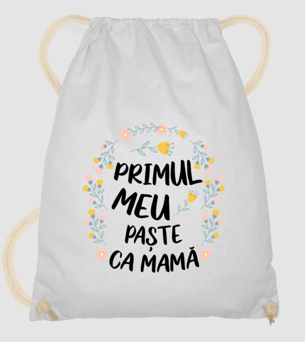 Primul meu Paște ca mamă model alb pe tricou